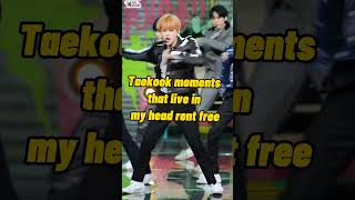 Taekook moments that live in my head rent free #jungkook #taehyung #taekook #bts