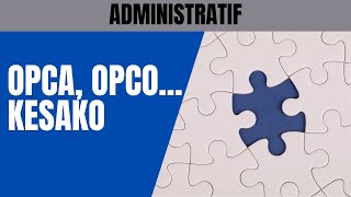 QU'EST CE QUE LES OPCA, OPCO...? #opco #opca #operateurdecompetences