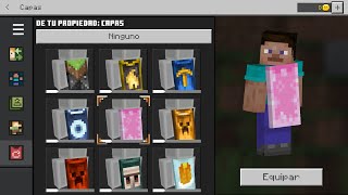 Como obtener capas nuevas en Minecraft PE/Bedrock! - Todas las Versiones