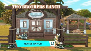 SPEED BUILD // The Sims 4 - Two Brothers Ranch