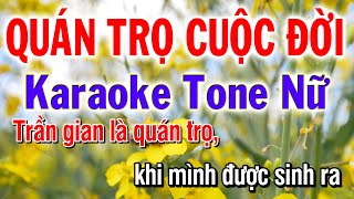 Quán Trọ Cuộc Đời karaoke Beat Nữ Bolero || Nhạc Sống Phương Hiếu Organ