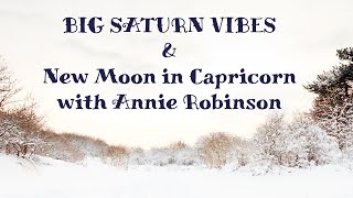 Big SATURN Vibes + the Capricorn New Moon with Annie Robinson