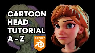 Tutorial: Cartoon head in Blender (A to Z)