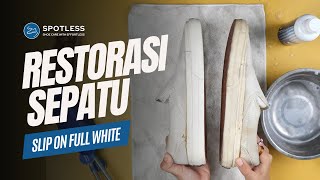 Mengembalikan Putih Alami Sepatu Full White Dorks