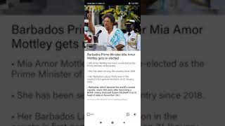 PM Modi congratulates Barbados Prime Minister Mia Amor Mottley on her re-election