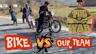 Bike vs 3-Person Tug of War: Epic Battles Unfold | IK Creators"