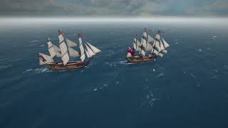 British Men O' War Sailing in UA: Age of Sail!!!