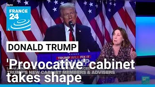 'Provocative' appointments as Trump cabinet takes shape • FRANCE 24 English