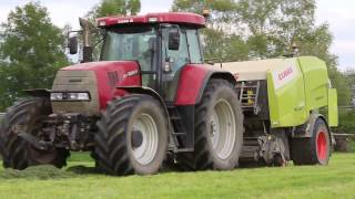 Enrubannage 2017 l ETA Bernard l CASE IH cvx 195 l CLAAS Uniwrap 455