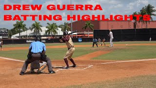 DREW GUERRA STAC BASEBALL BATTING HIGHLIGHTS VS POST UNIVERSITY