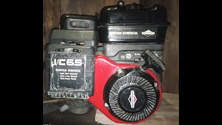 Запуск двигателя модели Briggs&Stratton series Intek 6,5 л,с (11 лет) в мороз -20 , просто так😃✊🏻.