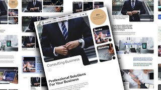 Consulting Business Website Builder | Freelancers Website template | AscentM5 for Mobirise