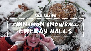 Cinnamon Snowballs | Vegan Energy Ball Recipe