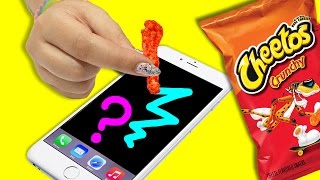 STYLUS OUT OF CHEETOS?! ♥ DIY $1 Touch Screen Stylus!