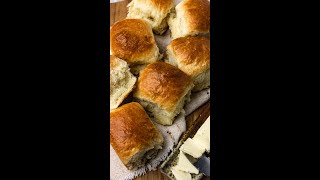 Easy Soft and Fluffy Brioche Dinner Rolls.