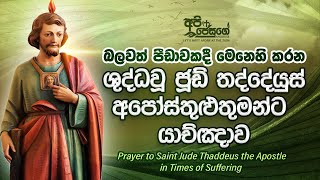 Prayer to St. Jude  (Suffering Time)  | බලවත් පීඩාවකදී ශු. ජූව් තද්දේයුස් අපෝස්තුළුතුමන් වෙත යාච්ඤාව