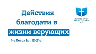 📖 Действие Благодати в жизни верующих. 1-е Петра гл.1 ст. 12 - 21 || Михаил Платонов. Часть 2