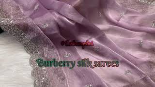 Burberry silk sarees