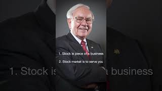 Warren Buffet - Ben Graham's 3 principles