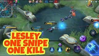 Lesley Solo Mobile Legend Mayhem, One Snipe One Kill