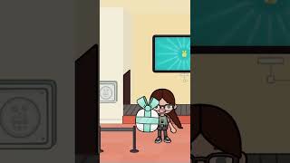 Opening new gifts in toca boca! #trending #trendingshorts #tocalifeworld #tocaboca #opengift #edit