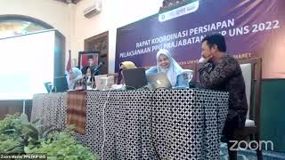 Rapat  Koordinasi Persiapan Pelaksanaan PPG Prajabatan FKIP UNS 2022