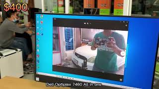 Dell All in one Optiplex 7460 ជំនាន់ទី ៨ មួយទឹកនៅស្អាត 99%