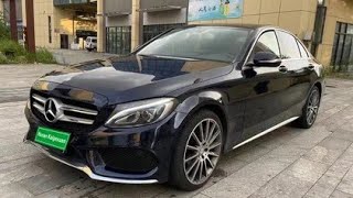 5 seater sedan petrol car Mercedes benz c200l left driving used car sports feashion luxury ca