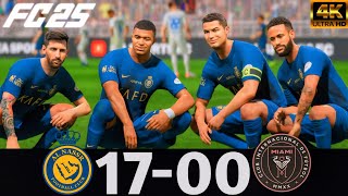 FC 25 - What Happen If Ronaldo Messi Neymar Mbappe Play Together On Al Nassr