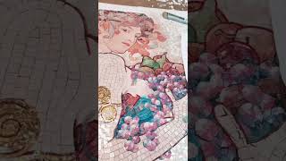 Натюрморт для кухонного фартука из стеклянной мозаики Rose Mosaic и Trend | Мастерская Ferrum Design