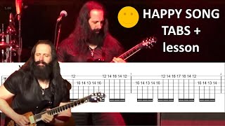 JONH PETRUCCI, HAPPY SONG TABS