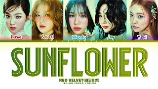 Red velvet '레드벨벳' |Sunflower - lyrics(Color coded lyrics,han,rom,eng)