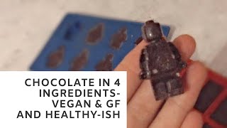 4 Ingredient DIY Chocolate with Home Ingredients - Nut Free, Gluten Free