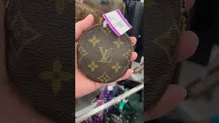 I found a Louis Vuitton coin purse at the thrift Store