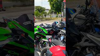 Ride day💝Kawasaki ninja zx6r🏍️Yamaha R1M❤️#kawasaki #ninja #zx10r #yamaha #trending #shorts #video