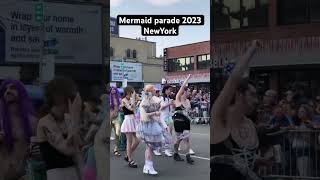 अमेरिका में जलपरी परेड  Mermaid parade 2023 NewYork live #usa #newyorkcity