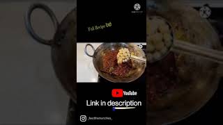 Chilli Chole || Punjabi CHilLi Chole Recipe || Punjabi Cuisine || #shorts #foodshorts