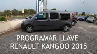 PROGRAMAR LLAVE RENAULT KANGOO 2015