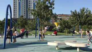 Баку, вечер в парке/ Baku, evening in the park