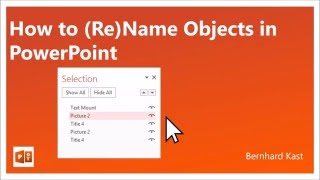 How to (Re)Name Objects in PowerPoint