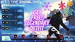 BGMI | *NEW* Into the Snowland Event | How to make Snowmen ??| Get Free !! Legendary Outfit 🤩🔥🎮👍