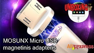 MOSUNX Micro USB magnetinis adapteris / ALIEXPRESS.COM