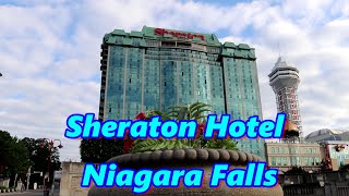 Niagara Falls Sheraton Hotel/ What Room # To Book For The Best View Of Niagara Falls & Room Tour