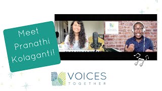 Meet Voices Together® music therapist Pranathi Kolaganti - a chat with Christian Patterson