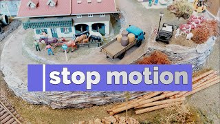 Master STOP MOTION Animation - HO (1:87) Scale  Model Railways Layout - [431]