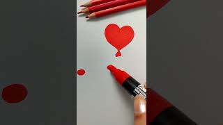 ❣️Drawing Video of a Ghost, Halloween Idea #craft #art #diy #halloween #drawing #tutorial #heart