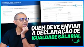 Declaração de igualdade salarial - Quem é obrigado a enviar?