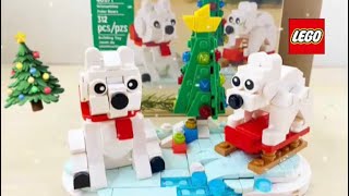 LEGO Wintertime Polar Bears 40571  ✨Chill Speed Build✨