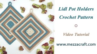 Lidl Pot Holder - Crochet Pattern