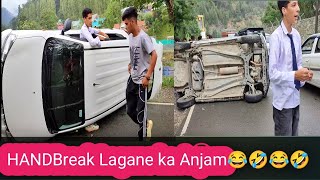 Car accident in boniyar|HandBreak lagane ka Anjaam